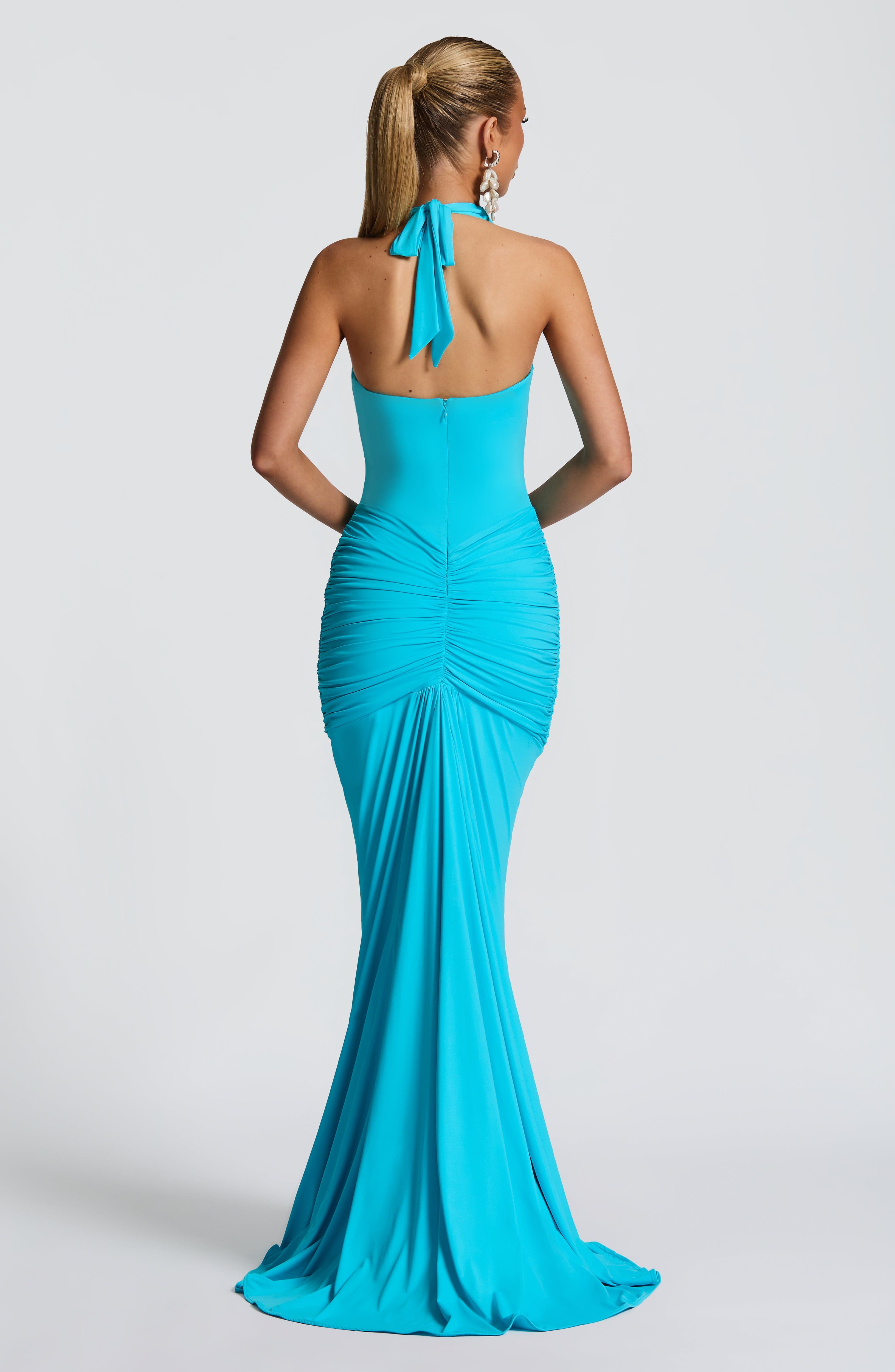 Rosetta Maxi Dress - Aqua Dress Babyboo Fashion Premium Exclusive Design